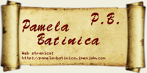 Pamela Batinica vizit kartica